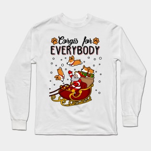 Corgis For Everybody Christmas Sweater Long Sleeve T-Shirt